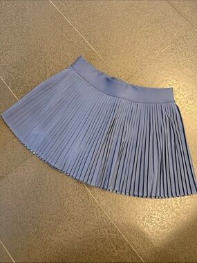 lululemon athletica Pleated Mini Skirt in Slate Blue